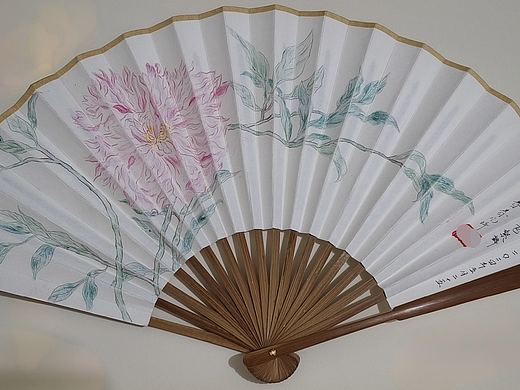 芍药扇子（临摹）（个人主页-ZNzA1MjA5ODQ=） - 绘画 - 站酷设计师五彩蜚蜚原创素材 - 站酷ZCOOL