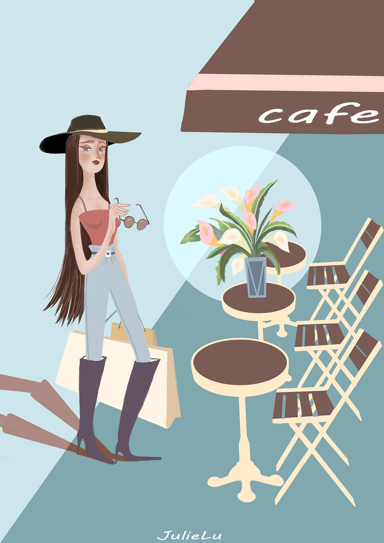 les parisiennes（图ZMjA4NzAyNTg0） - 商业插画 - 站酷设计师妈蛋姆原创素材 - 站酷ZCOOL