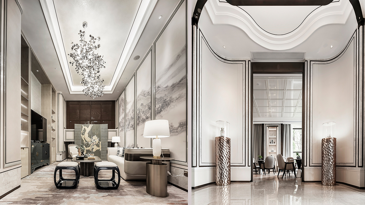 JSP | 营销中心-典雅奢华的新古典（图ZMjY4MjE0ODA4） - 商业空间设计 - 站酷设计师JSP_Archi_deco原创素材 - 站酷ZCOOL