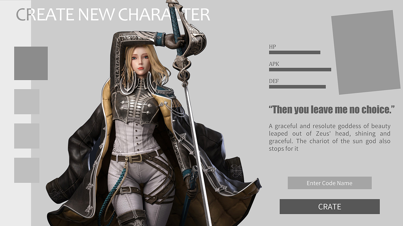 一组ACT动作游戏UI练习