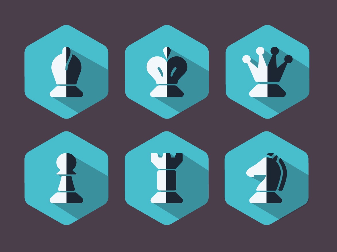 国际象棋icon_袁乐乐-站酷ZCOOL