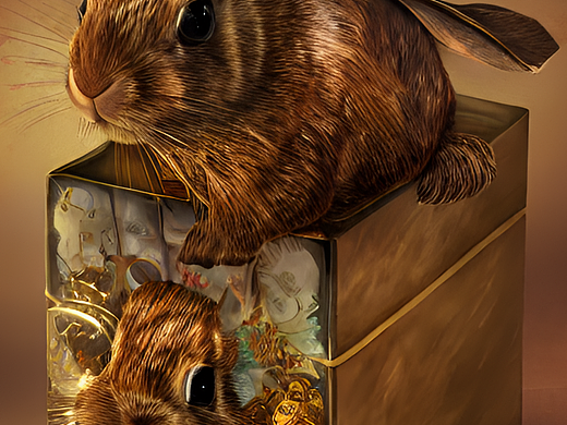 #AI创作实验室#藏宝兔礼盒