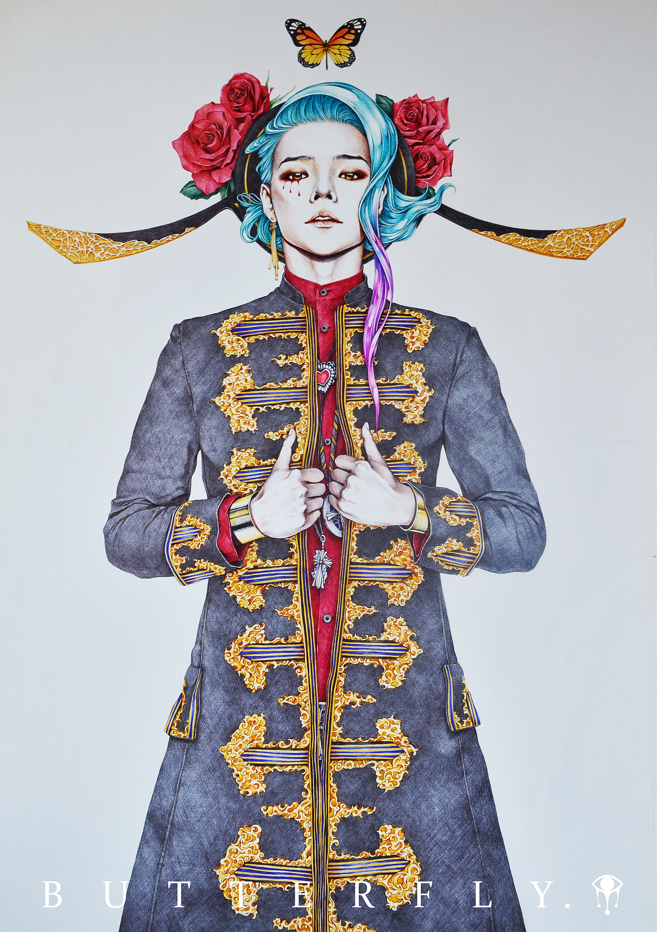 《蝴蝶灵魂》（图ZMTAxNDA5MDA=） - 绘画 - 站酷设计师蝴蝶灵魂原创素材 - 站酷ZCOOL