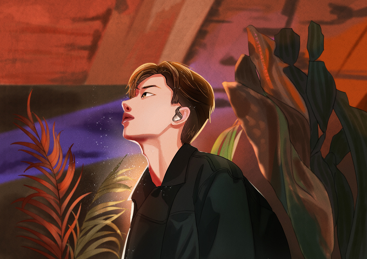 最近画的刘宪华