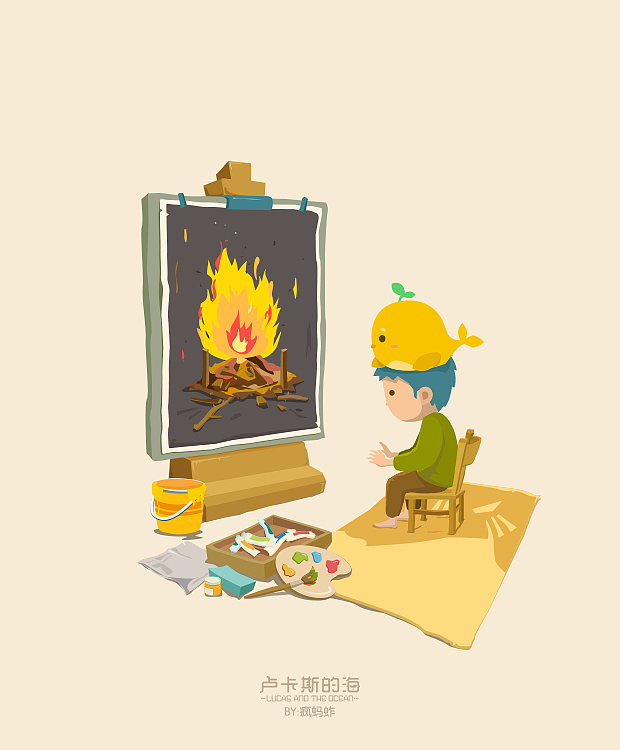 —卢卡斯的海—（one）（图ZMjUyNDk5NzI=） - 商业插画 - 站酷设计师疯蚂蚱原创素材 - 站酷ZCOOL