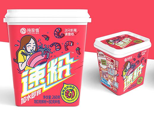 速粉（麻辣龙虾鲜粉）:  速食不用等，才是真方便！