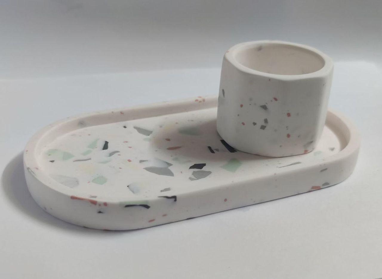 初次尝试水磨石（图ZMzEyMjQ2NTg0） - 生活用品 - 站酷设计师Mehia原创素材 - 站酷ZCOOL