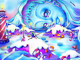 数字绘画《守护》