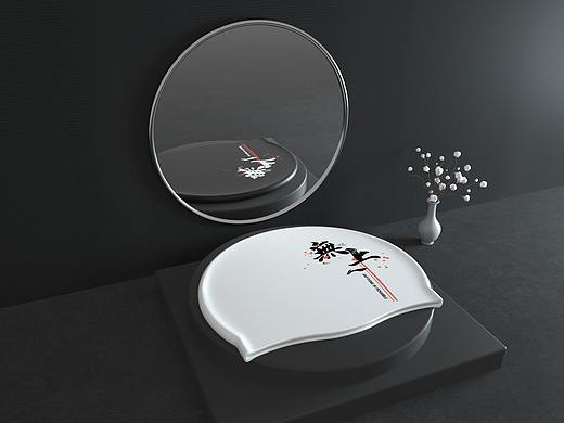 泳帽效果图渲染