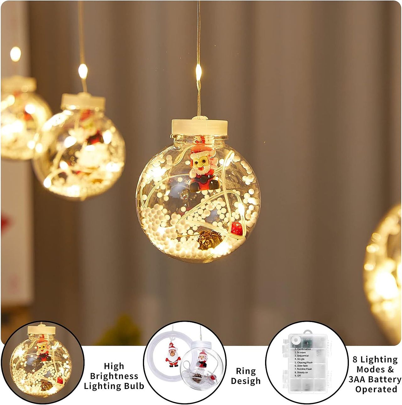 装饰灯亚马逊主图设计,案例分享