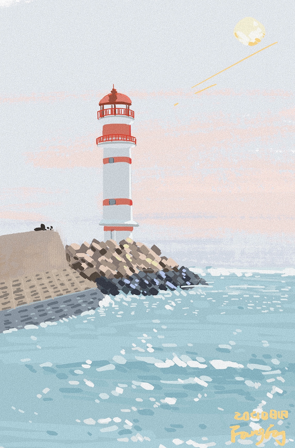 色彩打卡一个月汇总（图ZMjY5NzM3NDcy） - 创作习作 - 站酷设计师圈圈想转圈圈原创素材 - 站酷ZCOOL