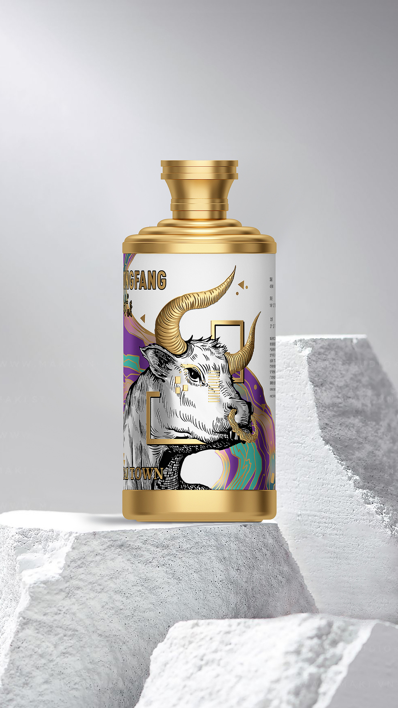 观牛知乐酒包装设计 —— 新次方出品