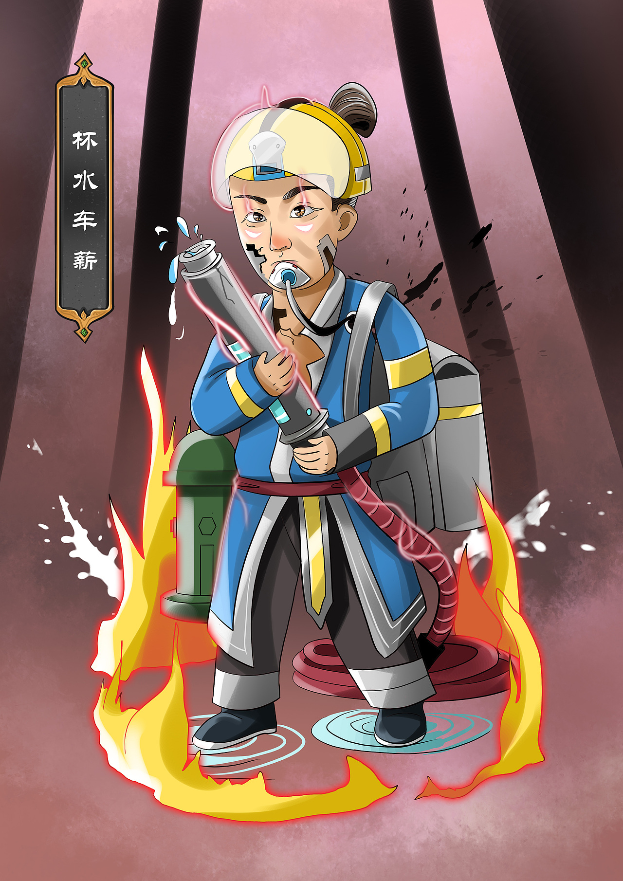 机甲·成语故事NFT数字艺术插画（图ZMjg0NDg0MTk2） - 商业插画 - 站酷设计师艺青illustration原创素材 - 站酷ZCOOL