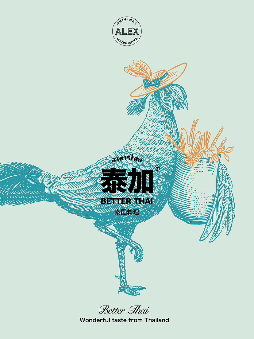 合作插画 |火背鹇（图ZMzE4Nzc2NjA4） - 商业插画 - 站酷设计师花椒的Alex原创素材 - 站酷ZCOOL