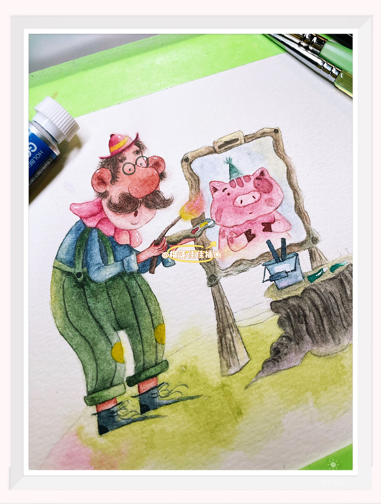 用水彩画童话故事|手绘质感无可替代（图ZMzYyMzYxOTgw） - 儿童插画 - 站酷设计师榴莲佳佳插画原创素材 - 站酷ZCOOL