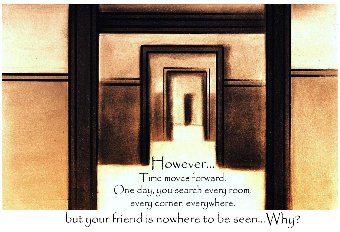 绘本《看不见的朋友》（图ZMTQ0MjQ4Nzg0） - 绘本 - 站酷设计师樱乔原创素材 - 站酷ZCOOL