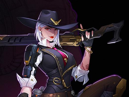 守望屁股的夕阳红手速玩家笔下的艾什老阿姨