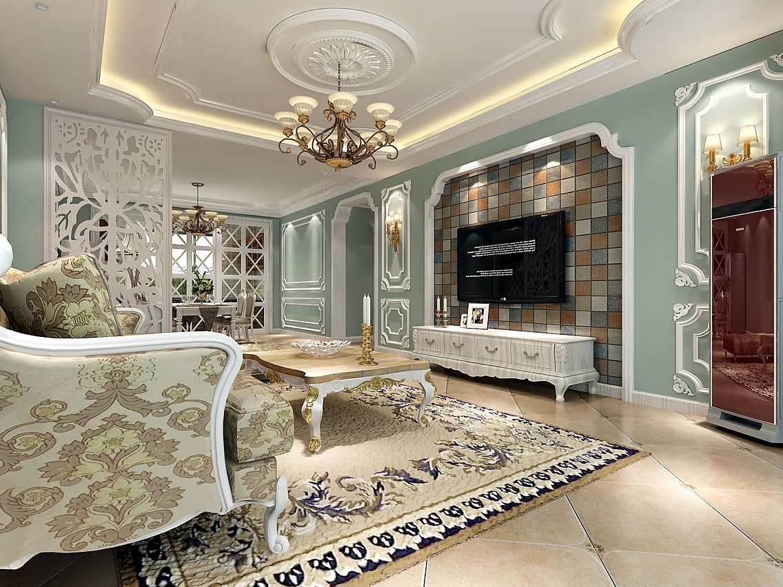 欧式洛可可田园温馨家居