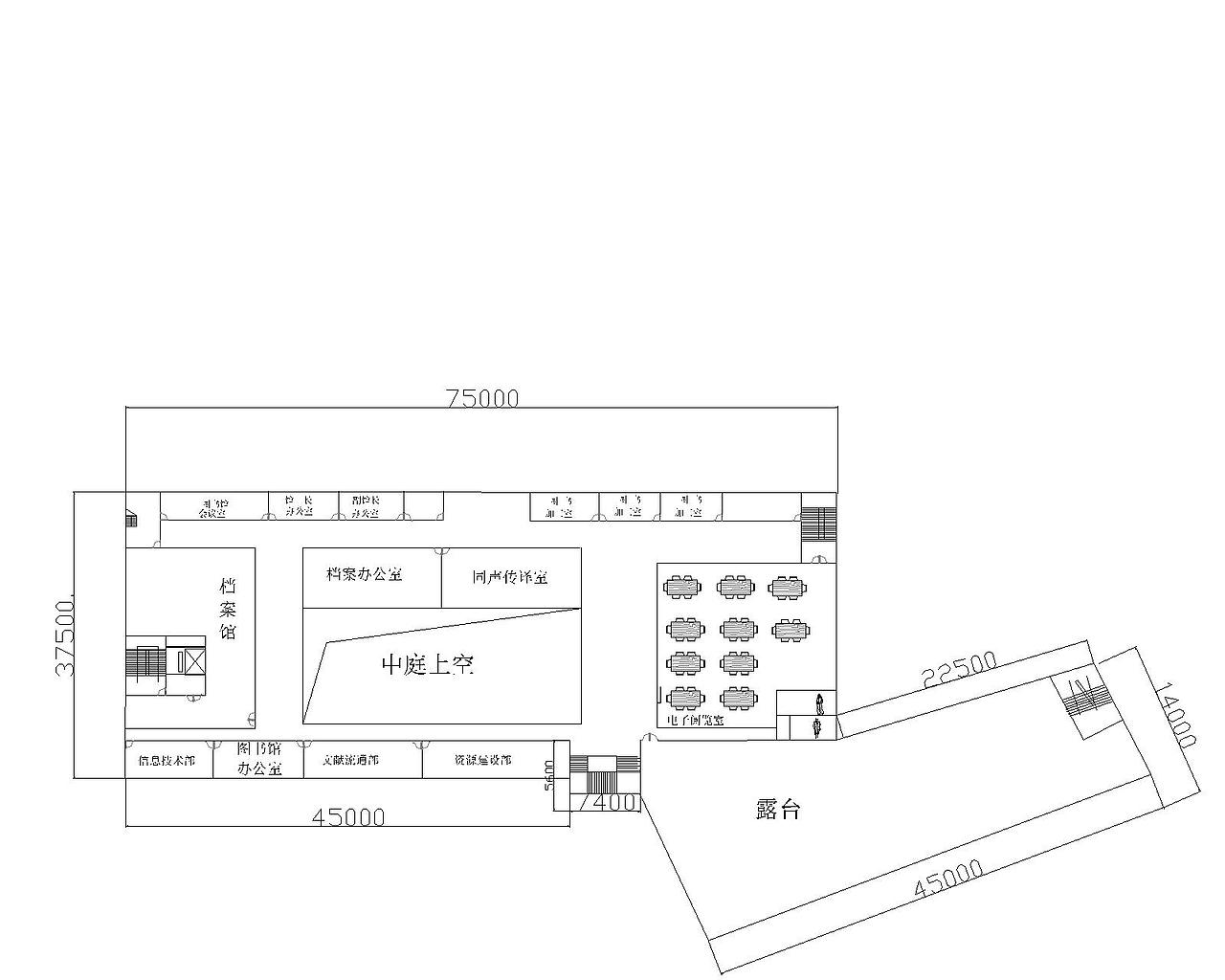 广州商学院图书馆平面图