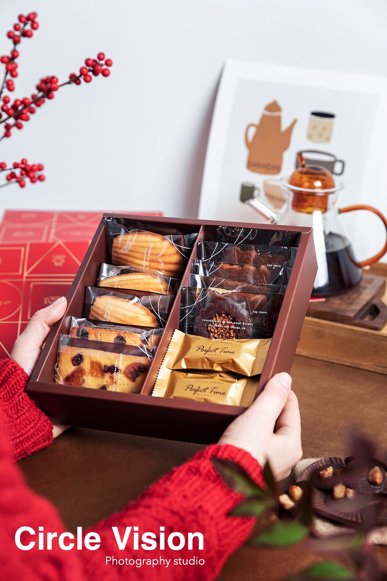 新年礼盒包装拍摄