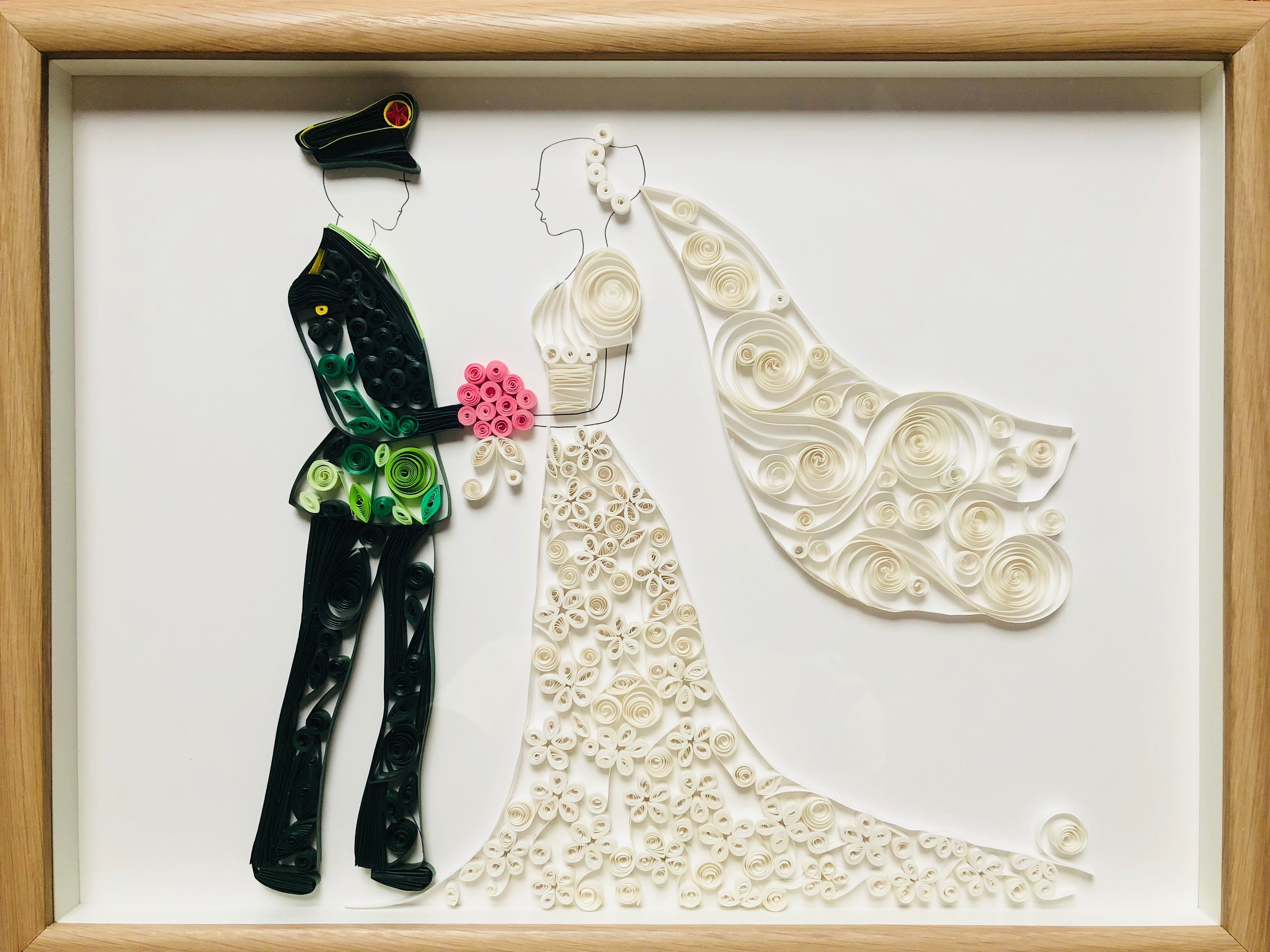 军人衍纸画教程|手工艺|其他手工艺|青潺 - 原创作品 - 站酷 (zcool)