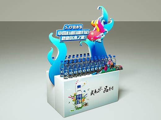 武夷山矿泉水堆头造型
