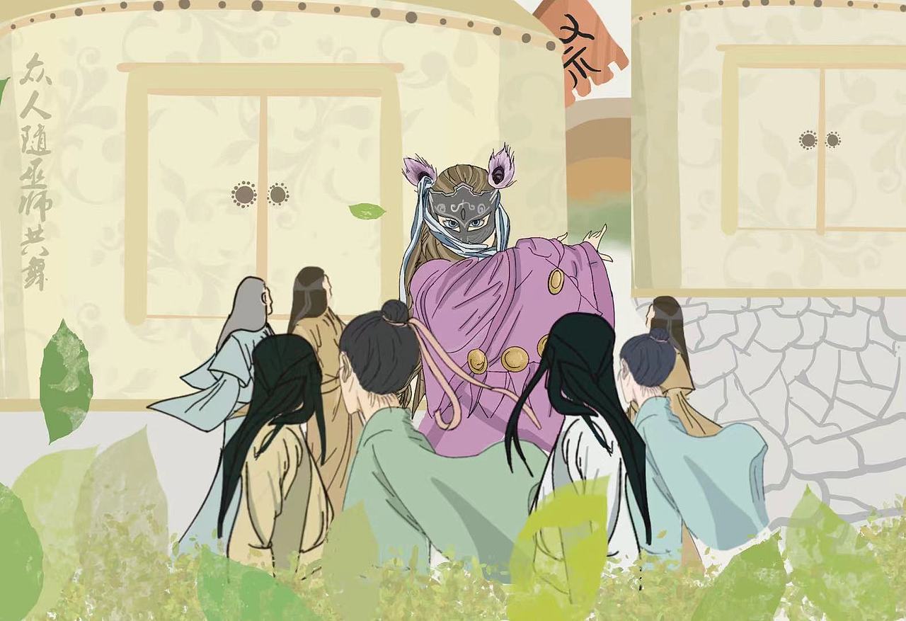 绘本《甲骨文——祭》（图ZMjYwMzQ2Mjc2） - 创作习作 - 站酷设计师珊儿啊珊儿原创素材 - 站酷ZCOOL