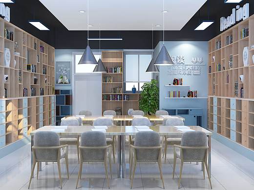 高黎小学小组阅览室