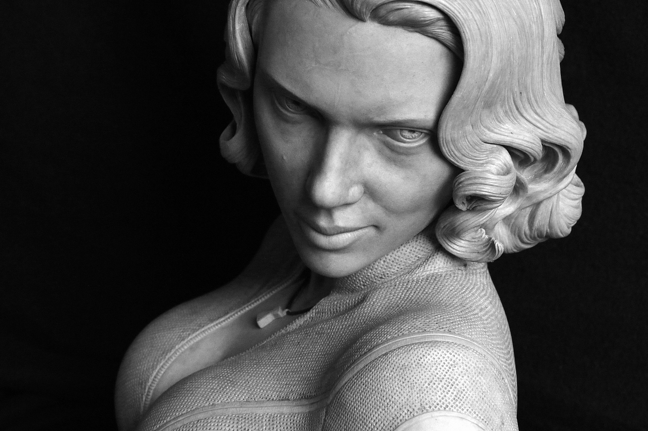 复联黑寡妇1:2胸像