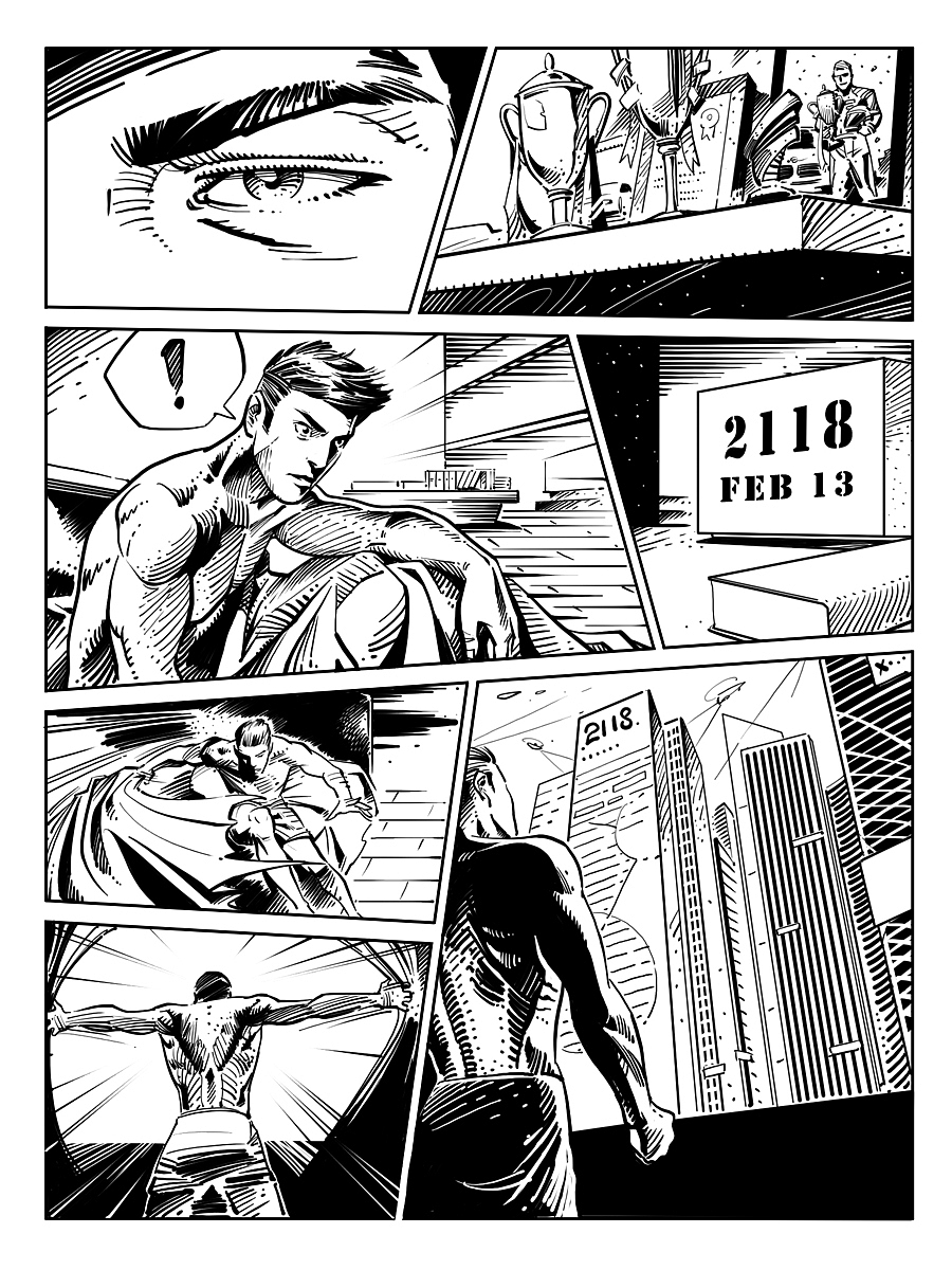 为BMW创作的一个漫画短片（图ZMTM2MTg2NTI0） - 短篇/格漫 - 站酷设计师李小山原创素材 - 站酷ZCOOL