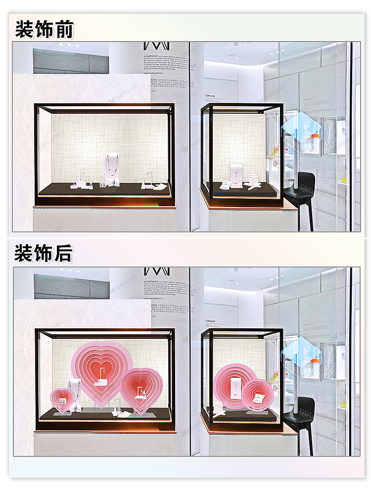 七夕首饰橱窗（图ZMTY5MjcyODky） - 展陈设计 - 站酷设计师OM橱窗设计原创素材 - 站酷ZCOOL