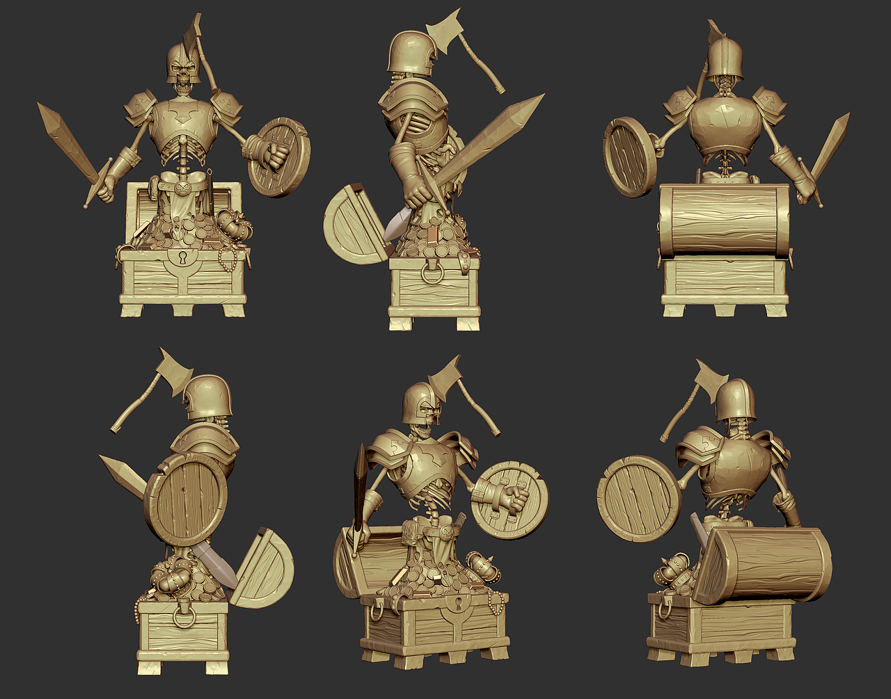 宝箱怪/chest monster（图ZMjU0MzExNzIw） - 人物/生物 - 站酷设计师ChanKamMan原创素材 - 站酷ZCOOL