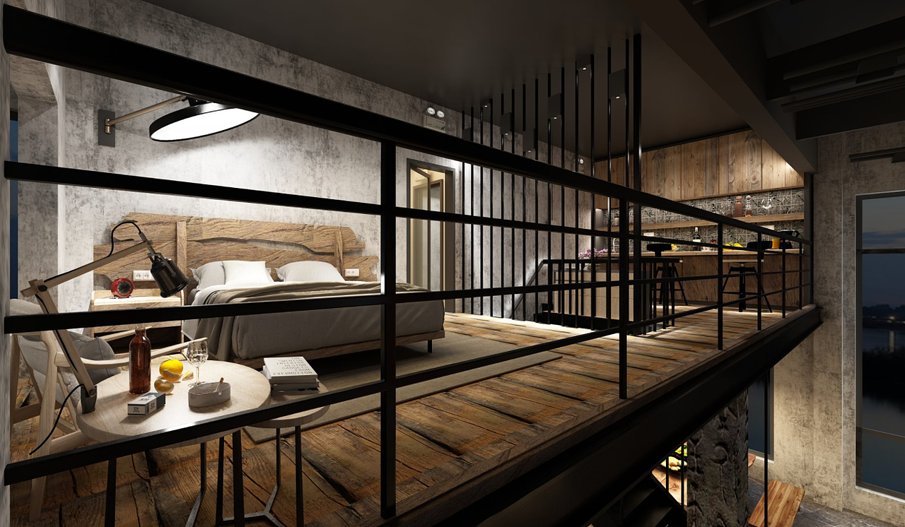 工业风画室工作室