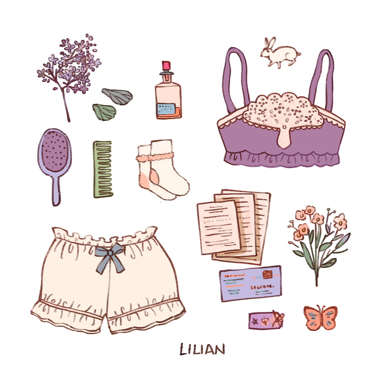 可可爱爱贴纸手帐小物~