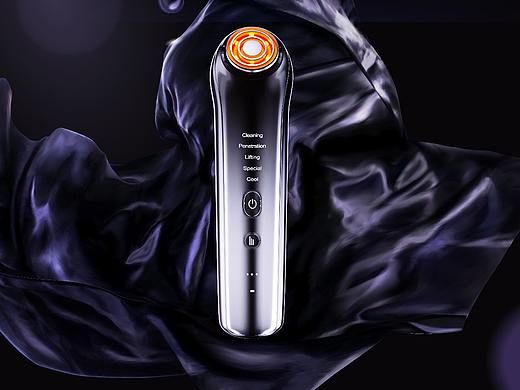 美容仪渲染建模