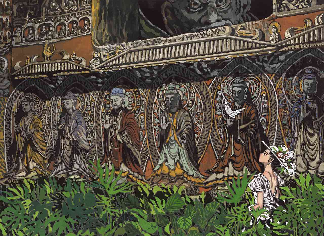 见天地、见众生、见自己（图ZMjcyMTAyNjA4） - 商业插画 - 站酷设计师找不到地址的月白原创素材 - 站酷ZCOOL