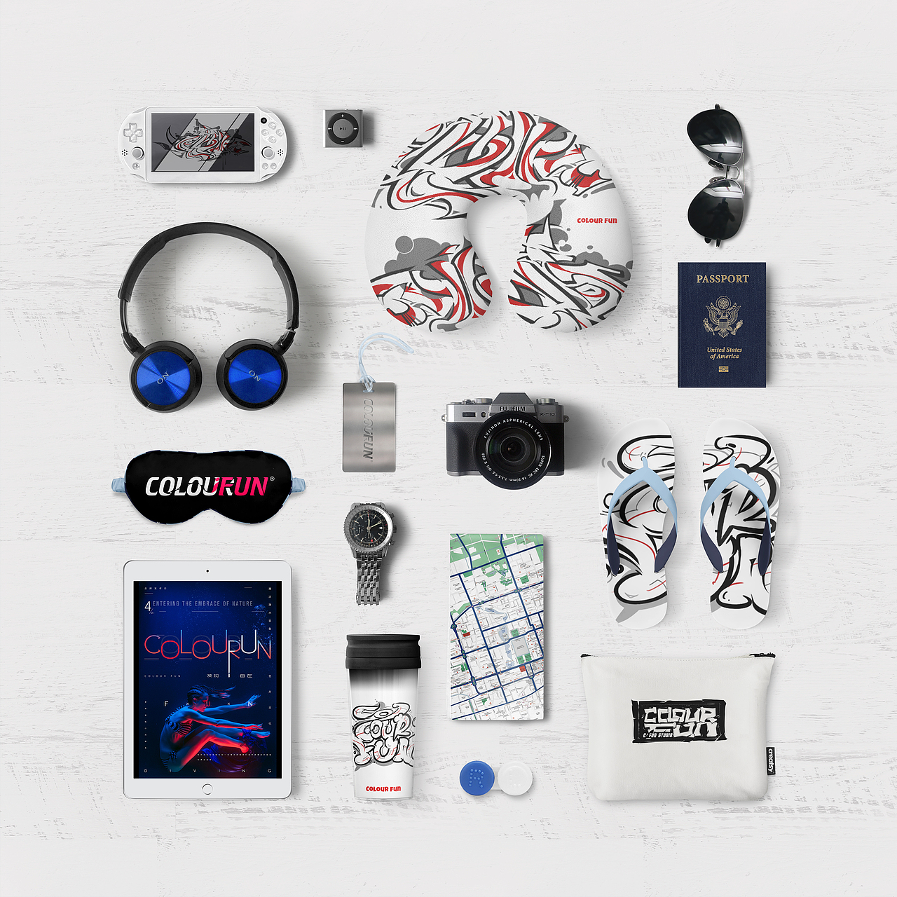 外出旅行周边设计