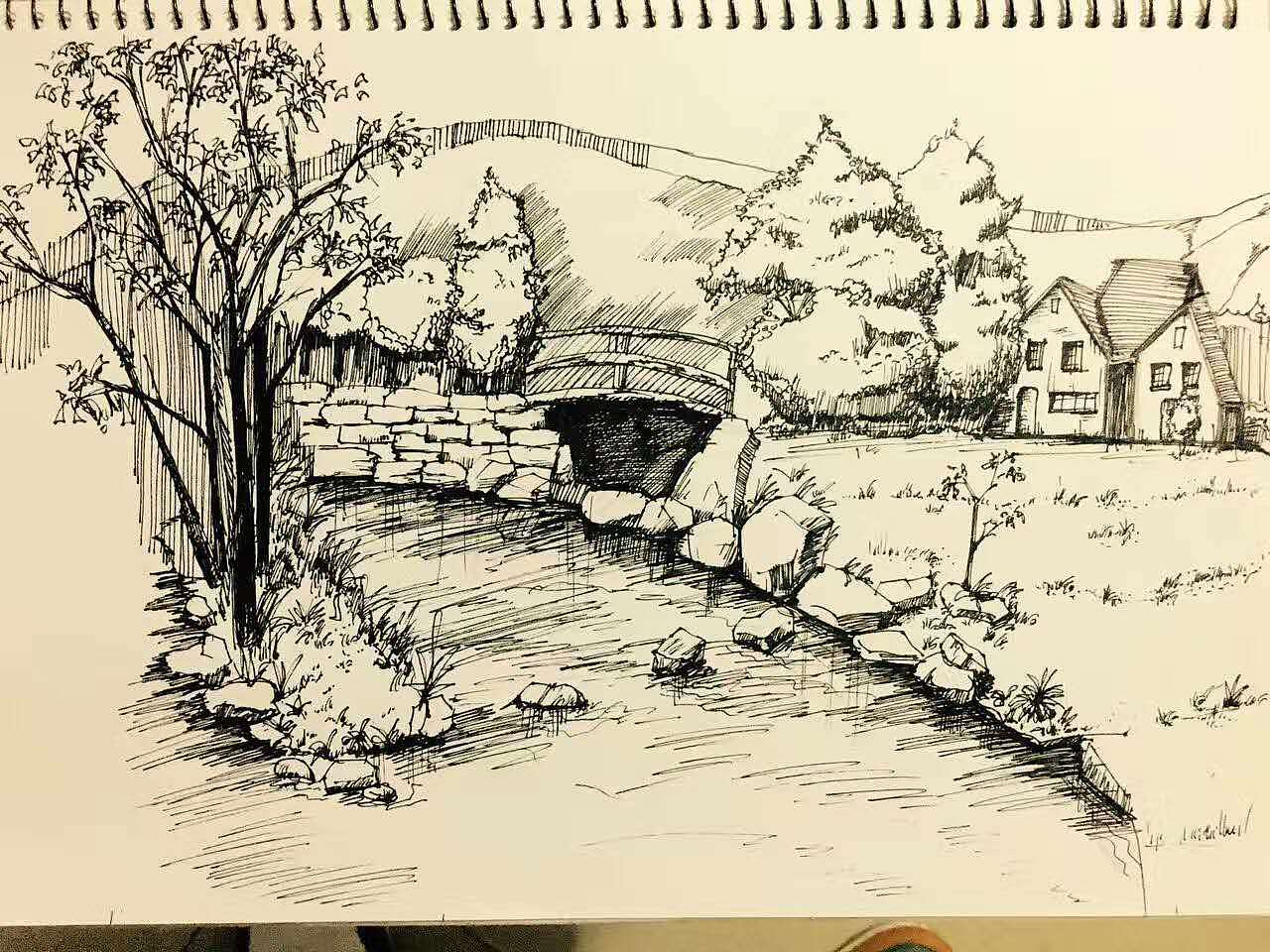 中性笔风景画南京/设计爱好者/7年前/208浏览huanima