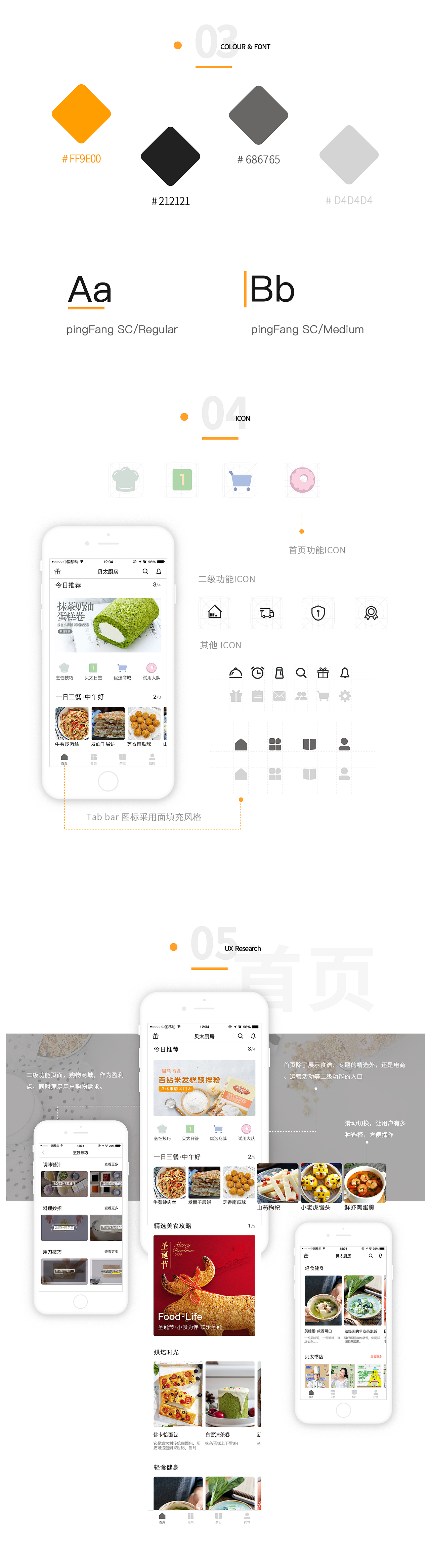 生活美食类app（图ZMTQxNDAwODA0） - APP界面 - 站酷设计师BDbetty原创素材 - 站酷ZCOOL