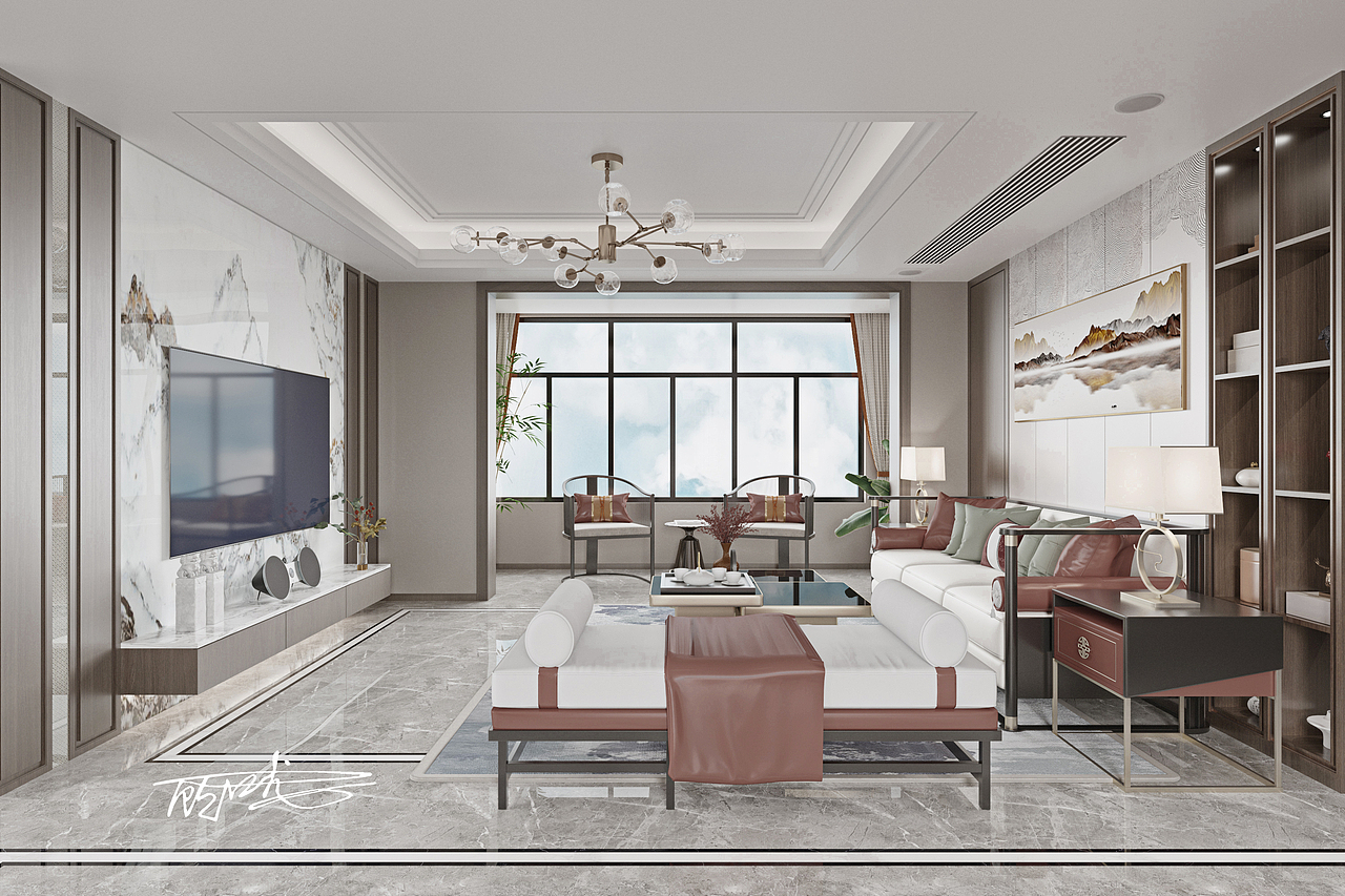 顾江龙设计｜〔宁静致远〕（图ZMjE5ODUzNjE2） - 家装设计 - 站酷设计师顾江龙_LOKI原创素材 - 站酷ZCOOL