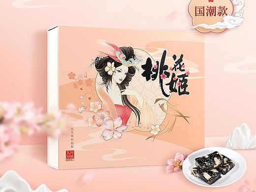 国潮款桃花姬详情页