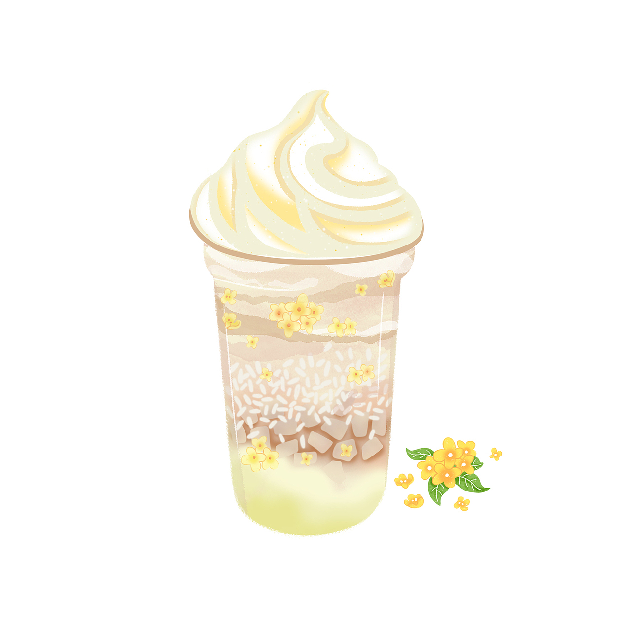 饮品插画（图ZMjM0MDY1NTU2） - 商业插画 - 站酷设计师周语尘原创素材 - 站酷ZCOOL