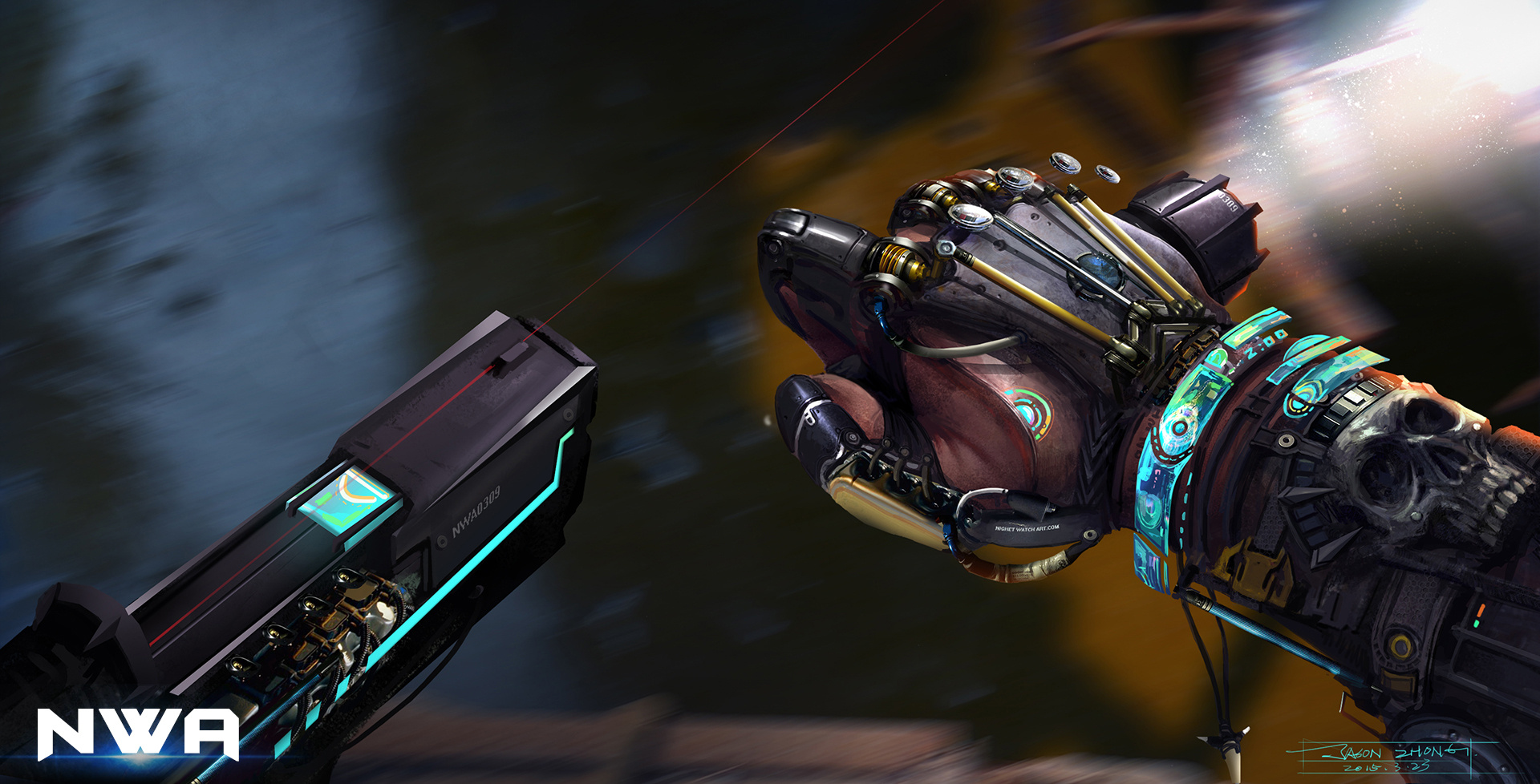 nwa视频分享 机械手臂