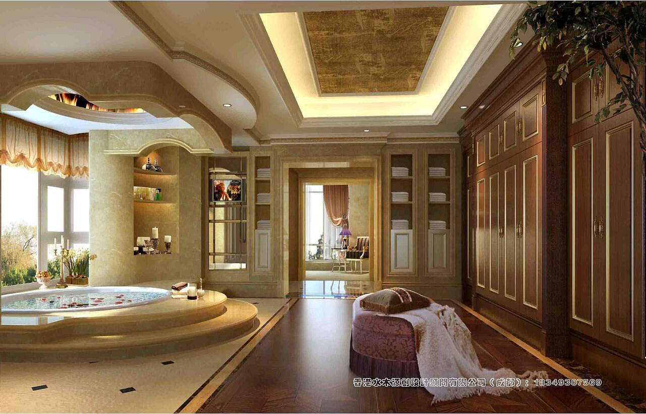 成都金陵半岛陈先生别墅装修设计案例欣赏（图ZNjMxNTI5MDA=） - 家装设计 - 站酷设计师成都别墅装潢设计原创素材 - 站酷ZCOOL