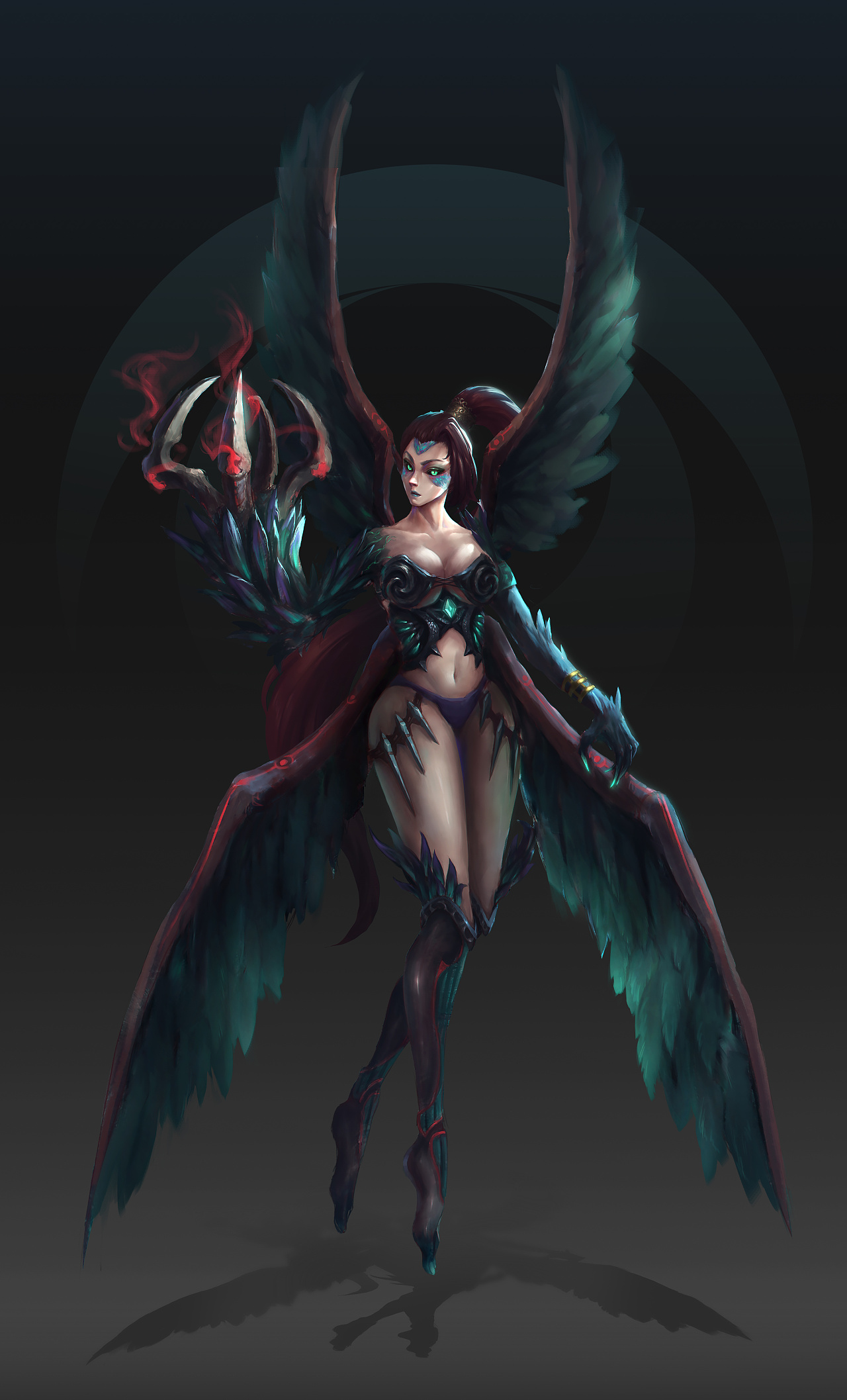 鸟人|插画|游戏原画|底层画师x - 原创作品 - 站酷 (zcool)