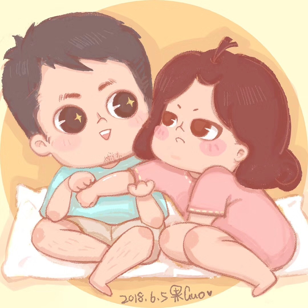 "夏天他总喜欢掐我肉"