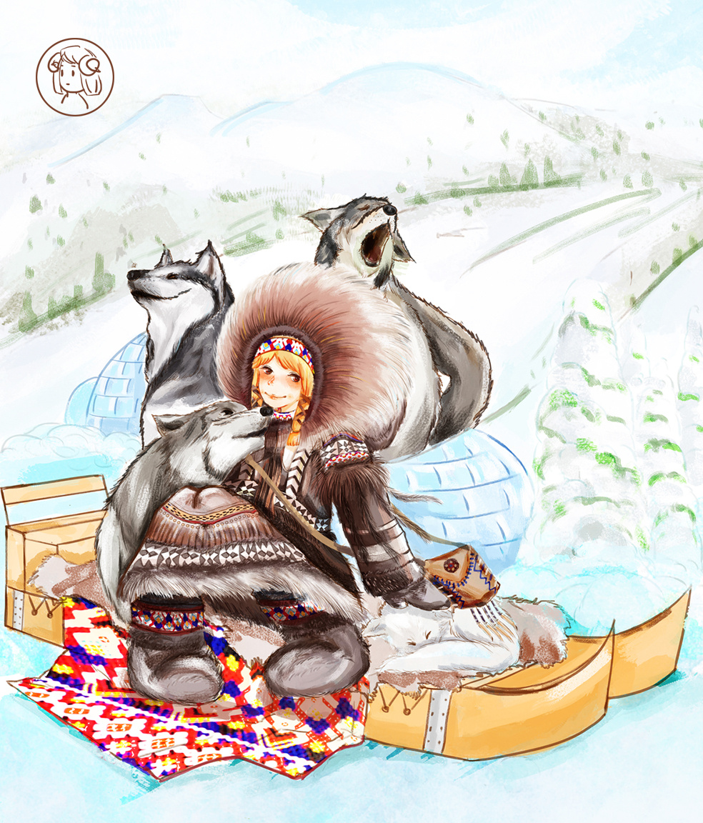 爱斯基摩女孩儿