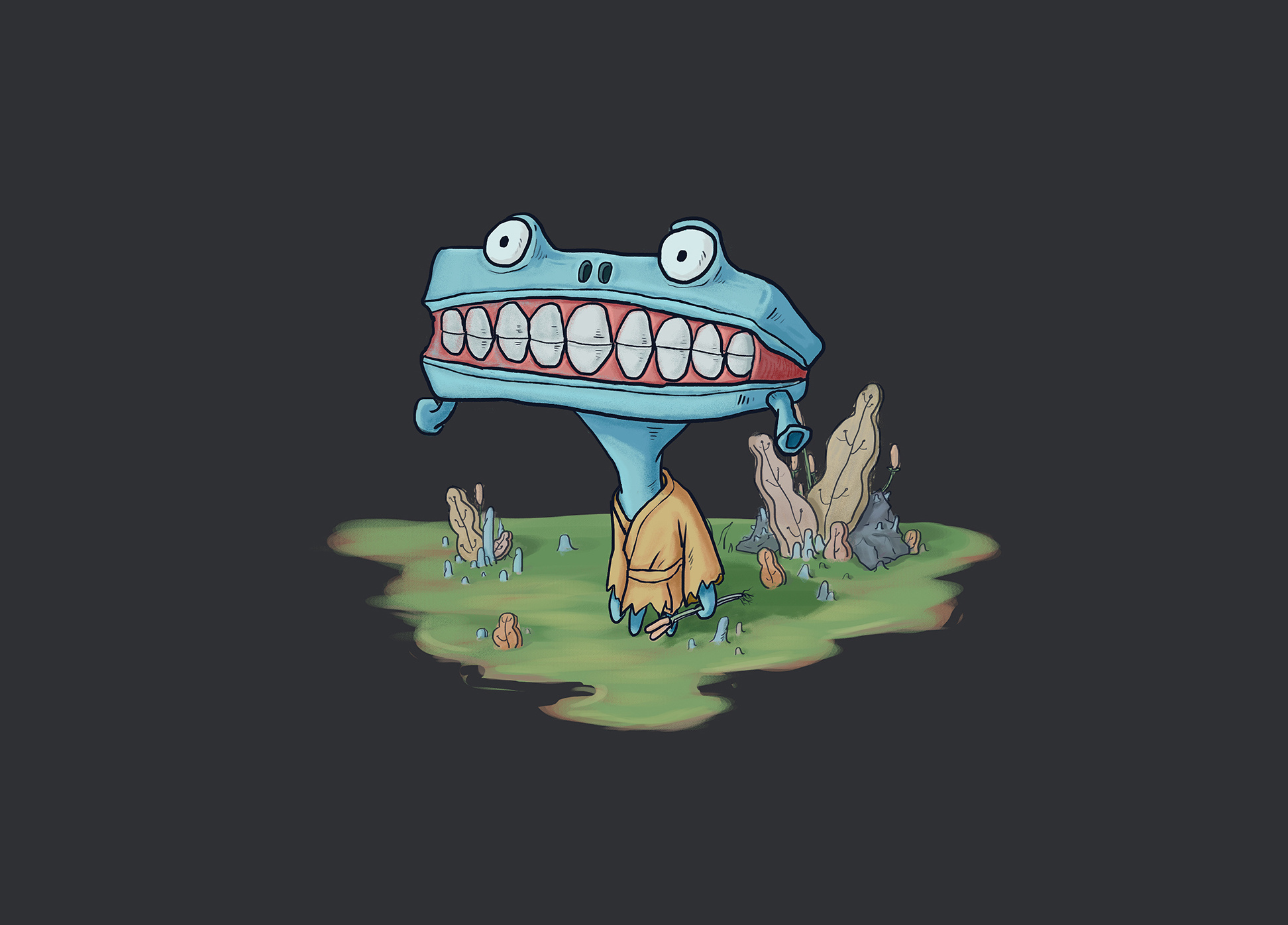 大嘴|插画|概念设定|超哥psc - 原创作品 - 站酷 (zcool)