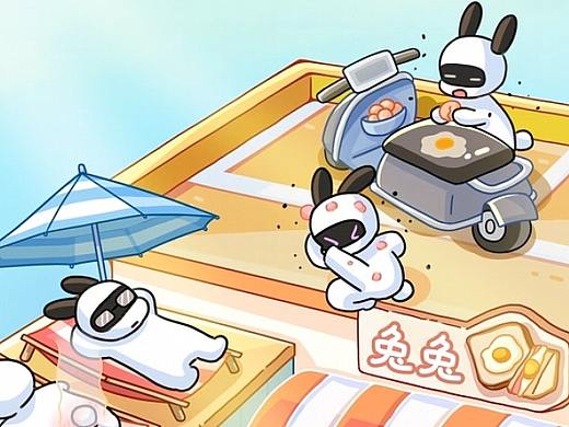 #WOW兔兔的煎蛋吐司