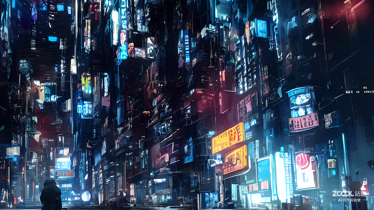 #AI创作实验室#科技街道